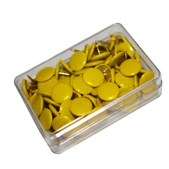 Pinezki kolorowe - 100 sztuk - MIX kolorów